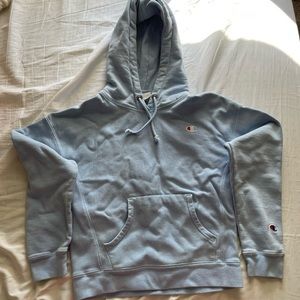 Baby blue champion sweatshirt